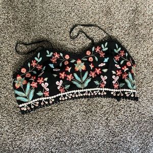 Floral crop top